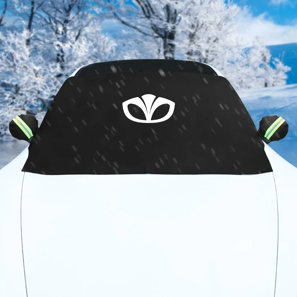 For Daewoo Matiz Nexia Lanos Kalos Car Front Windscreen Snow Ice Shield Cover Autos Windshield Sunshade Car Sun Protective Cover