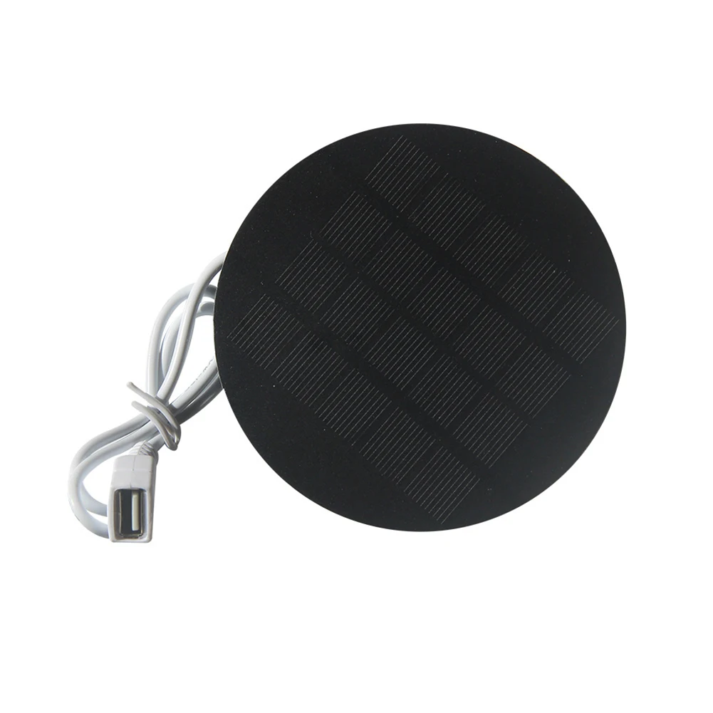 2W 5V Solar Power Panel for Outdoor Charging Design for Efficient Supply of Solar Lights and Mobile Devices 2W
