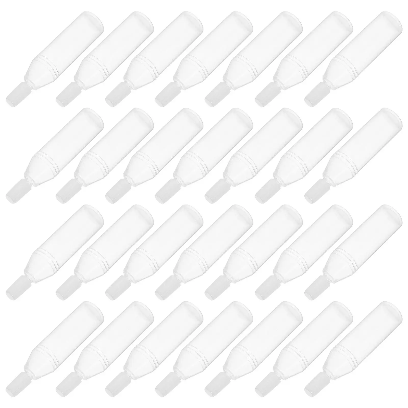 100Pcs 10Ml Small Liquid Dropper Bottles Clear Cap Leak Proof Compact Essential Oil Sample Bottles for Travel