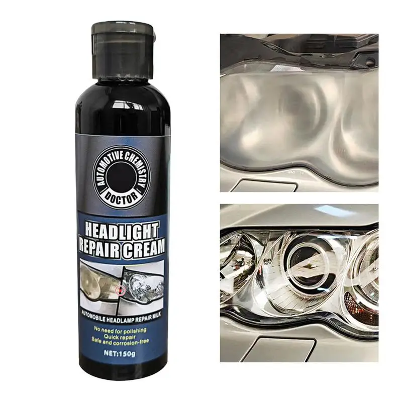 Head Light Cleaner Headlight Lens Restoration Spray 150g Headlight Polish Spray For Instantly Remove Oxidation Dirt & Haze