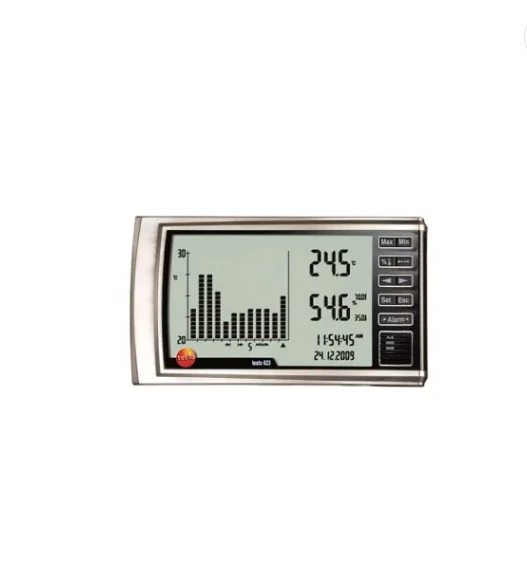 Testo 623 622 Testo 623 Digitales Thermohygrometer Hygrometer Histogramm Stock