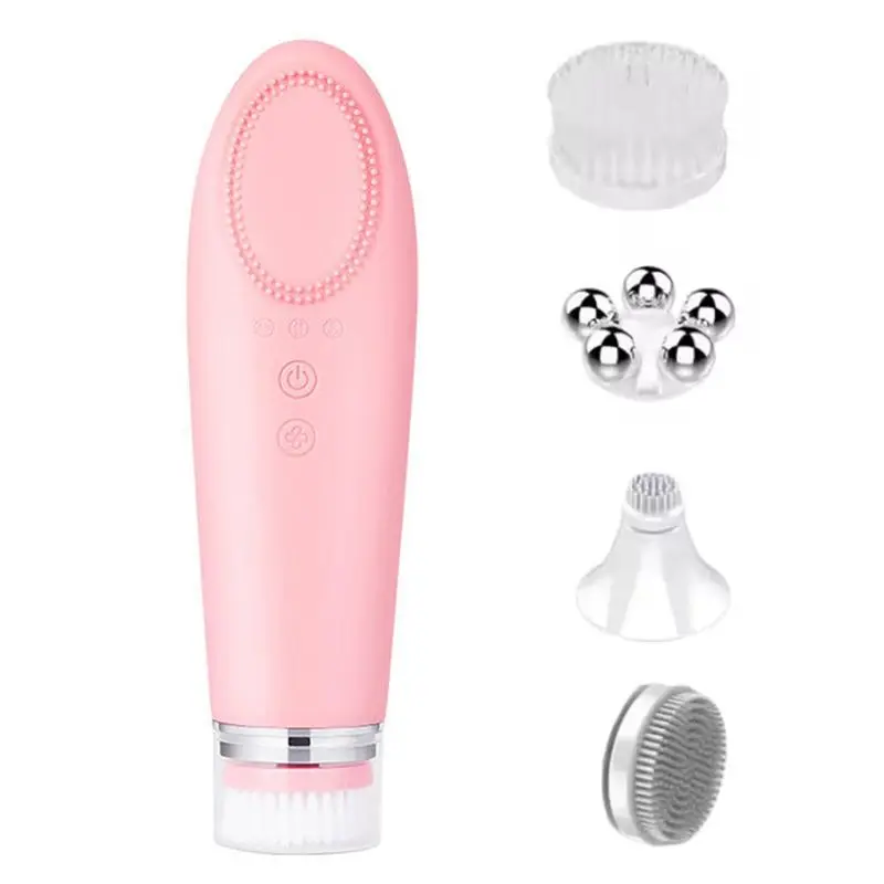 B47B-Face Scrubber Exfoliator,แปรงทำความสะอาดผิวหน้ากันน้ำ, อุปกรณ์ทำความสะอาดผิวหน้า, สำหรับการนวดและทำความสะอาด