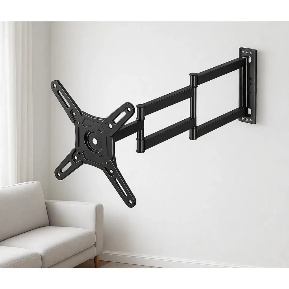 

Длинное поворотное настенное крепление с регулировкой наклона для телевизоров и мониторов с диагональю 14-42 дюйма, максимальное VESA 200x200 мм, выдерживает до 44 фунтов.