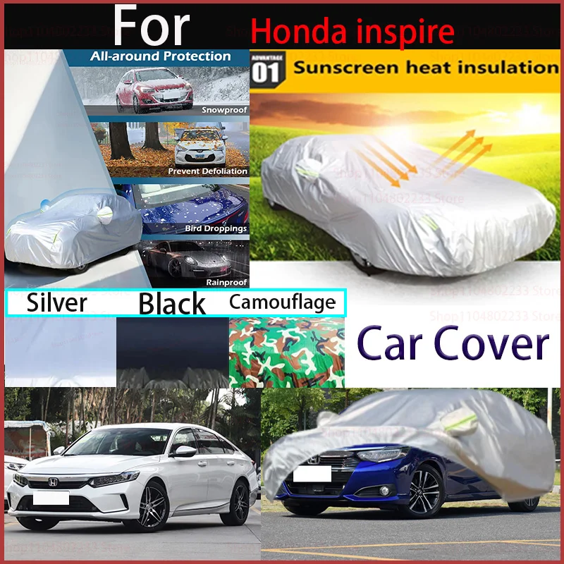 

Универсальные автомобильные чехлы, уличный солнцезащитный чехол, отражатель, защита от пыли, дождя и снега для Honda Inspire, автомобильные аксессуары