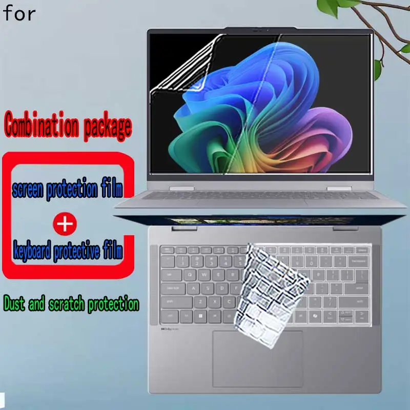 For Lenovo IdeaPad Slim 5 13Q8Y11 notebook screen protective film keyboard film ultra-clear anti-glare blue transparent film