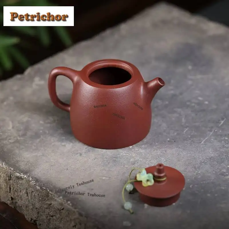 190ml High-end Yixing Purple Clay Teapots Handmade Han Duo Pot Raw Ore Purple Mud Kettle Zisha Tea Set For Tea Decoration - view 3