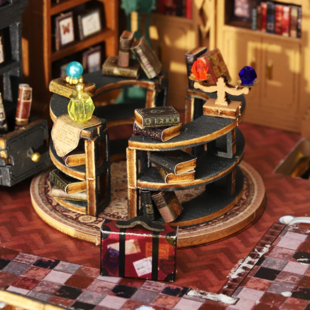 مجموعة مصغرة جديدة من TWILIGHT BOOK CITY - نموذج زاوية كتاب ثلاثي الأبعاد مصنوع يدويًا، فكرة هدية مبتكرة لعيد الميلاد والجمعة السوداء #6