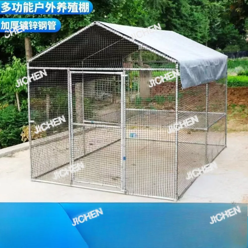 

JC Chicken Shed Chicken Coop Extra Large Poultry Breeding Rabbit Coop Rainproof Peacock Construction Pigeon Coop Extra Large
