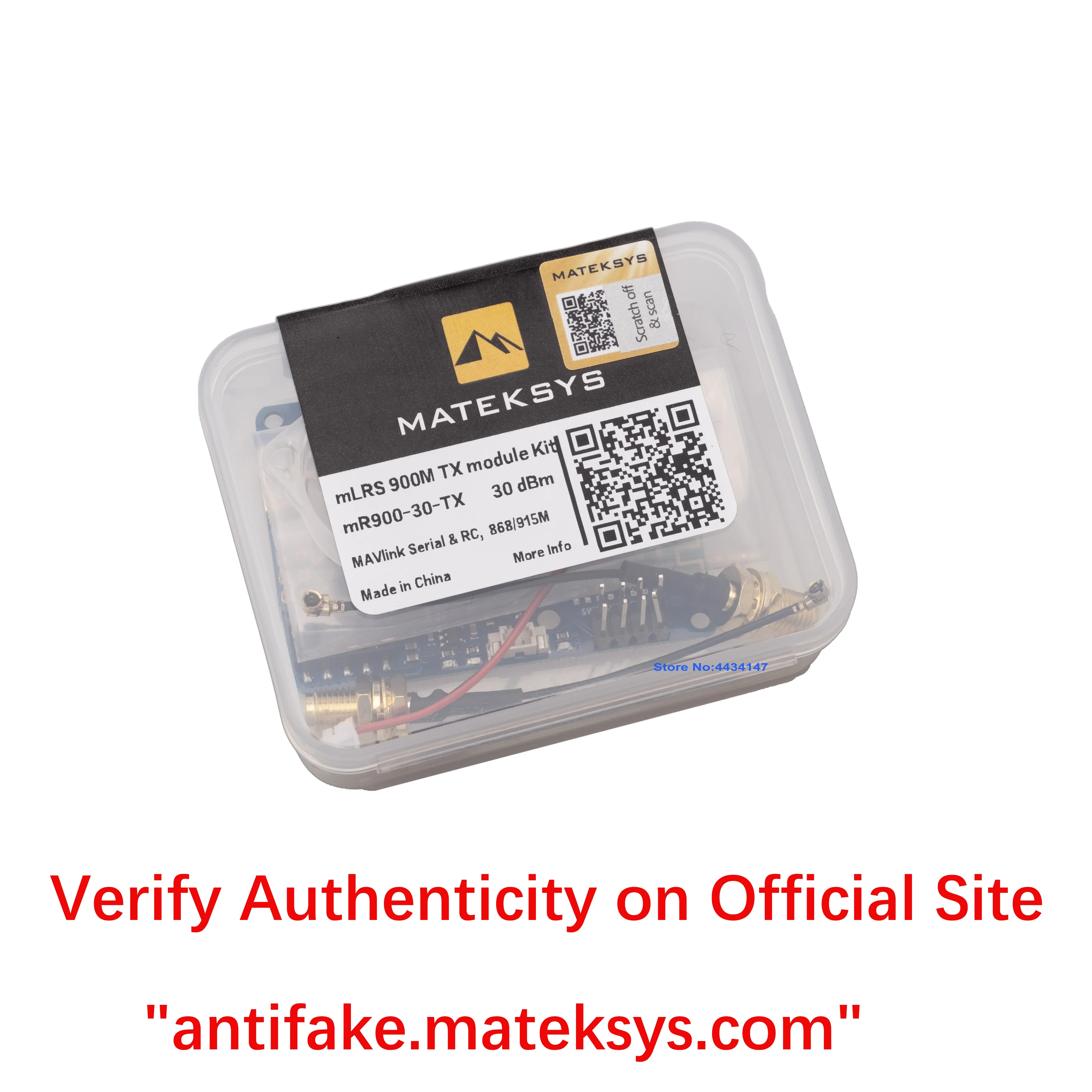 MATEK MATEKSYS MR900-30C MLRS MAVLink 900M CAN Receiver SX1262 TCXO Long Range RX for FPV RC Drone DIY Parts