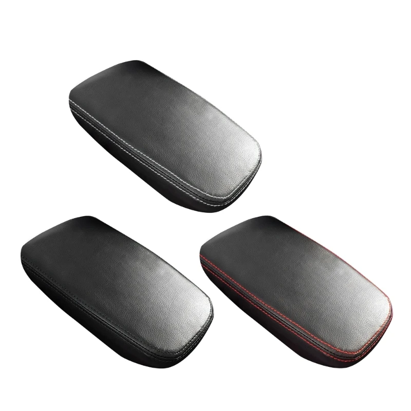 Car Armrest Cover Leather-Mat Waterproof Nonslip Storage Box Relax Elbow Cushion Drop Shipping