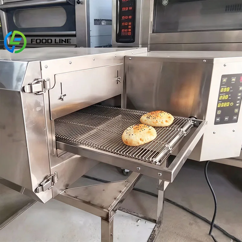 Double Layer 18 Inch Gas Conveyor Pizza Oven 32 Inch Conveyor Electric Pizza Oven Customized