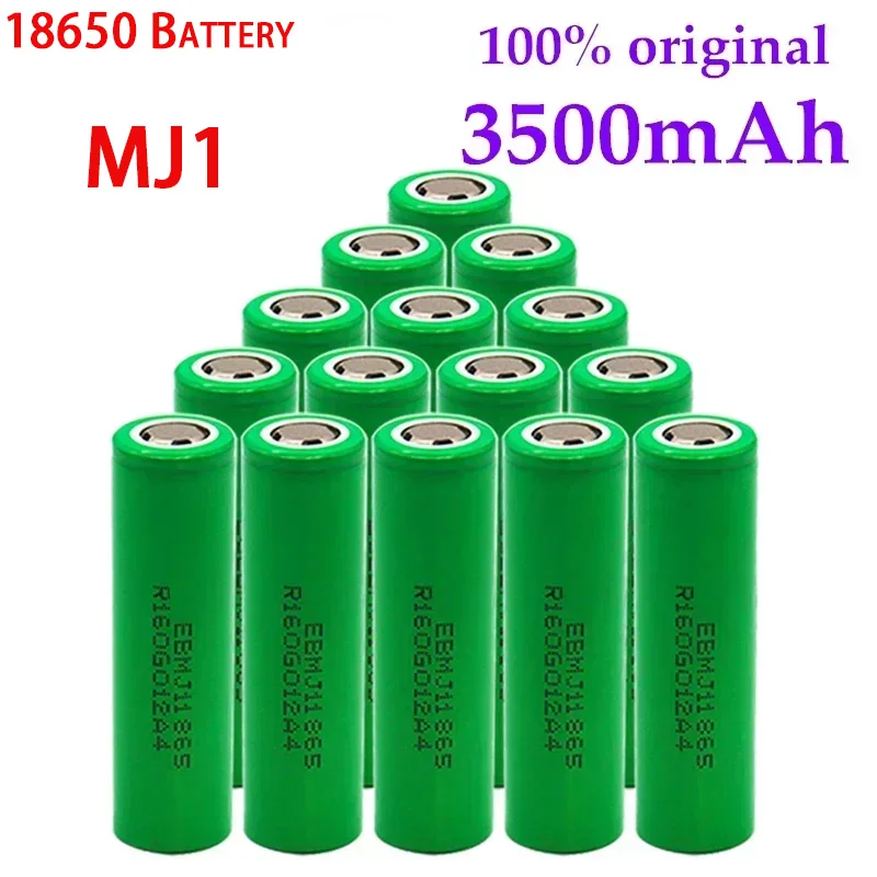 

Free shipping rechargeable battery MJ1 3.7V 3500Mah 25A for computer clocks, video games, digital cameras 18650 battery