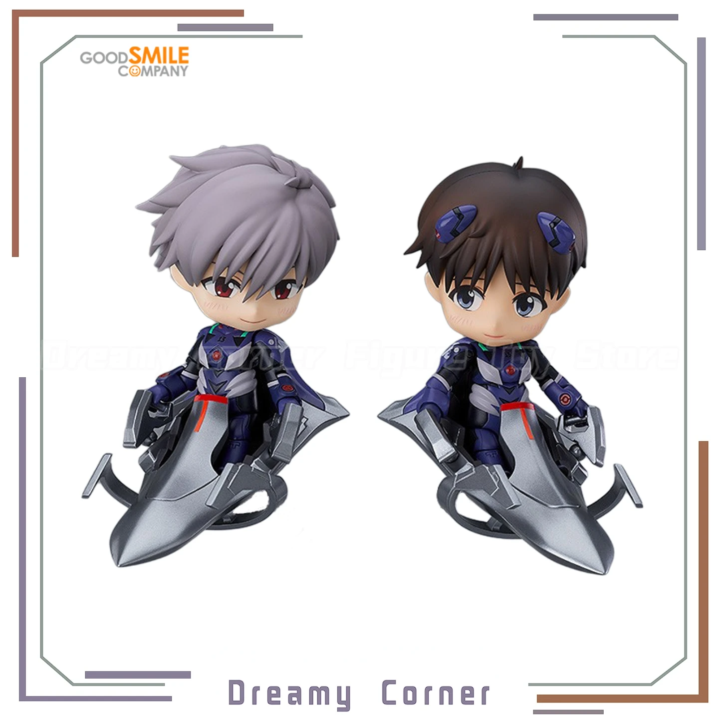 

【В наличии】GSC # 1445 # 1446 S-EVA Shinji Ikari Kaworu Nagisa Battle Suit Q-версия Фигурка Модель Подарок