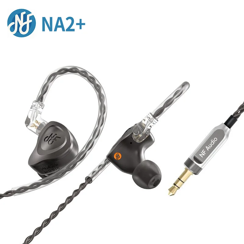 NF Audio NA2+ Earphone Double Cavity Dynamic Driver Earbuds NF NA2 with Detachable Cable 0.78 2Pin Headset