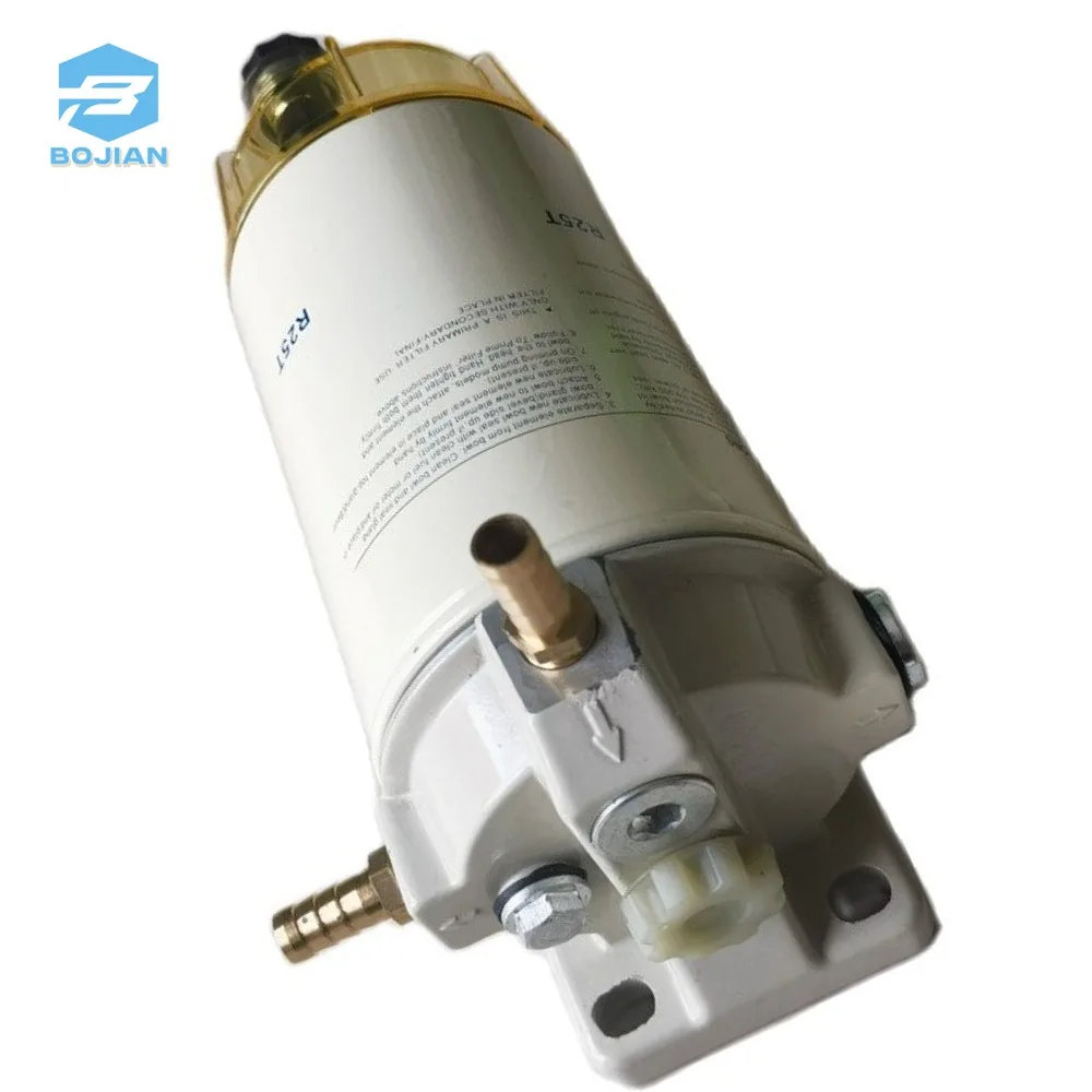 320R-Rac-01 Fuel Filter S3227 R25T Spin-on Fuel Filter Water Marine Separator Replaces Racor 20386081 2044633 FS19778