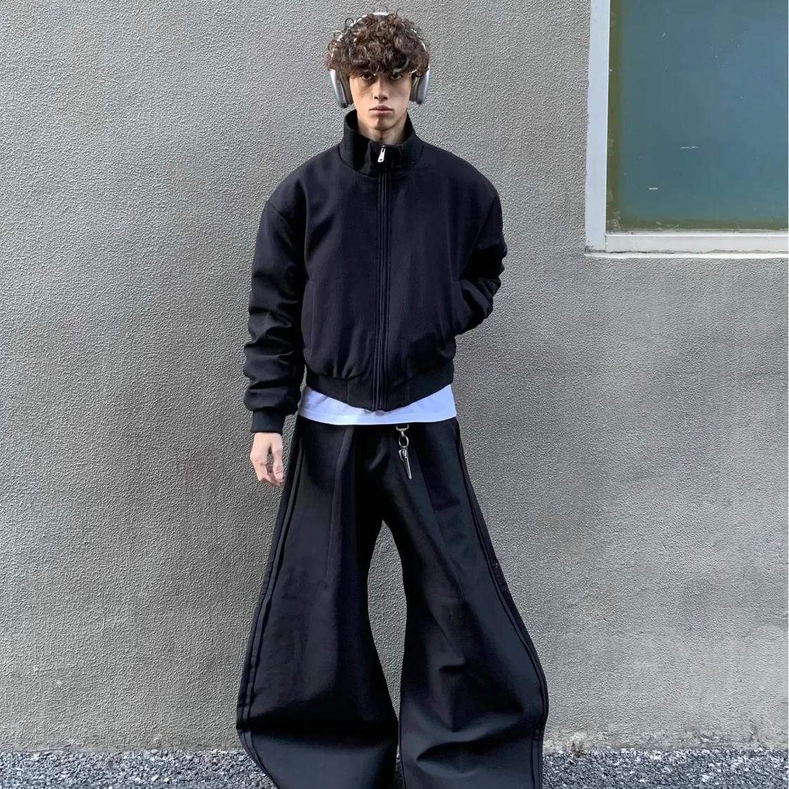 سترة قصيرة طراز MA بياقة كلاسيكية للجنسين مصنوعة من القطن والبوليستر للدفء في موسم الشتاء #4