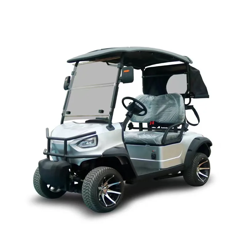 Off-road electric sightseeing four-wheel golf cart, sales office property viewing hotel reception classic car