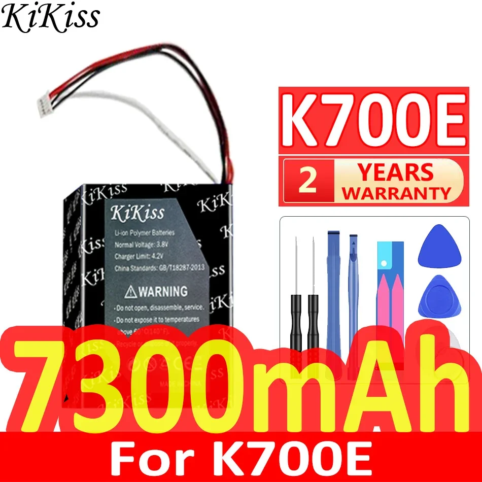 

7300mAh KiKiss Powerful Battery For K700E Network Communication Engineering Treasure