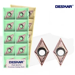 DESKAR-CNC Inner Hole Turning Blades, Cutter Tools para processamento de aço inoxidável, DCMT11T302-MV LF6018 LF6118, 100% Original