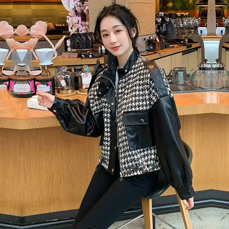 Short Baseball Jacket Woman Crop Trend Luxury Designer Fashion Female Clothing Winter Coat for Women 2024 Autumn Clothes Bomber