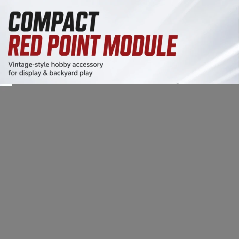 Adjustable Red Dot Ornament Accessory, Portable Model Component with Expandable Base for Hobby Collection