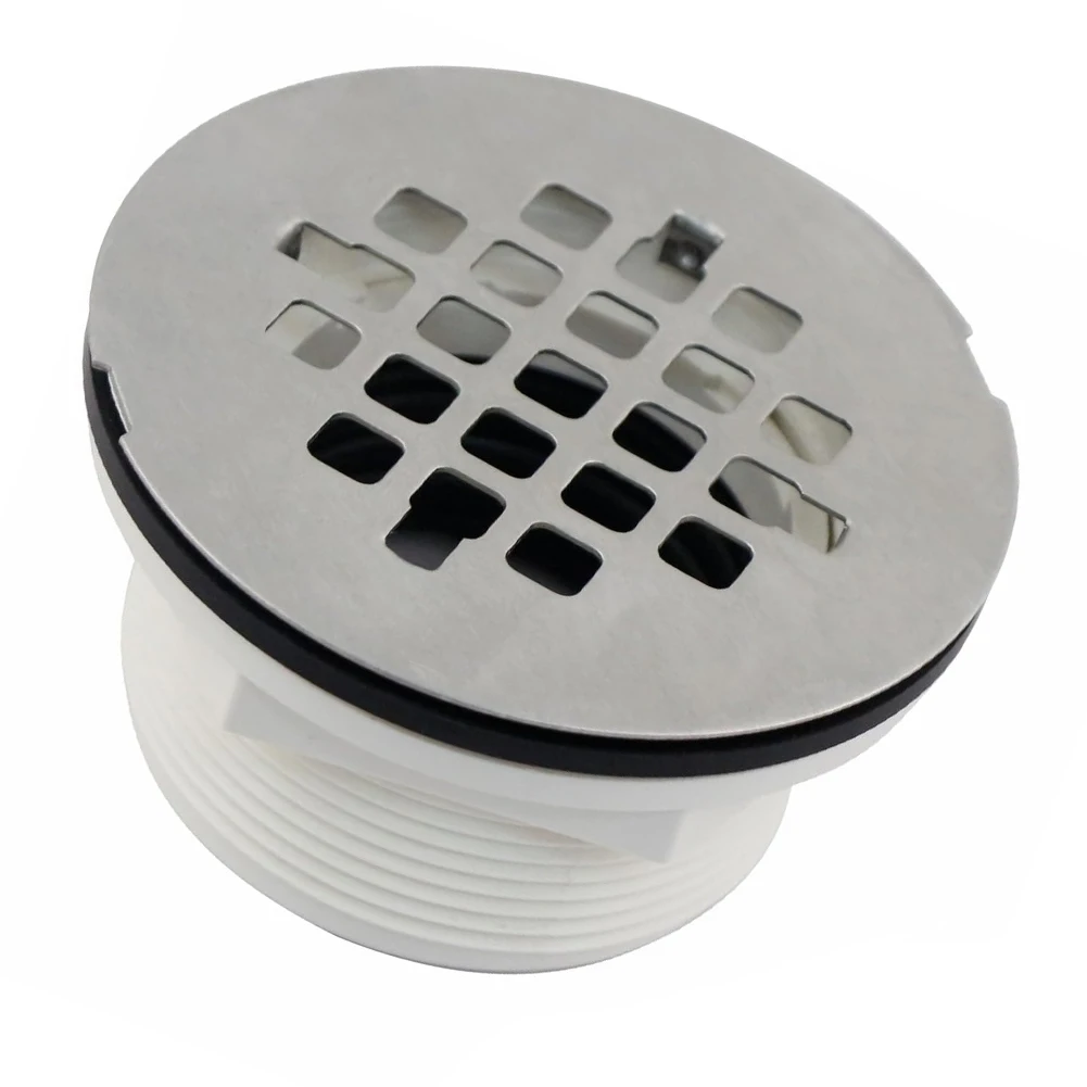 Colador de ducha para drenaje de suelo de ducha, accesorio para el cabello, junta de goma integrada, diámetro de renovación de baño, 108mm