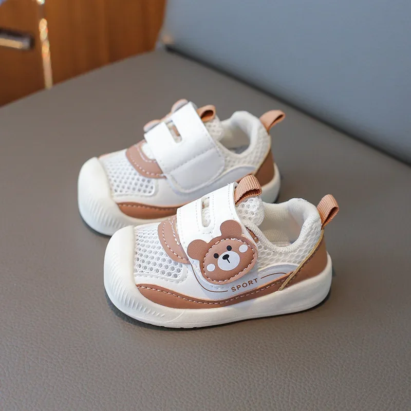 Summer Breathable Air Mesh Kids Sandals 1-4T Baby Unisex Casual Shoes Anti-slip Soft Sole First Walkers Infant Lightweight Shoes