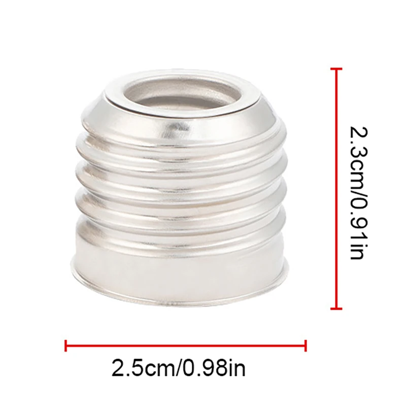 10 szt. 110V E27 do E14 konwerter oprawki ognioodporne gniazdo światło bazowe głowica żarówki akcesoria oświetleniowe konwersji adaptera