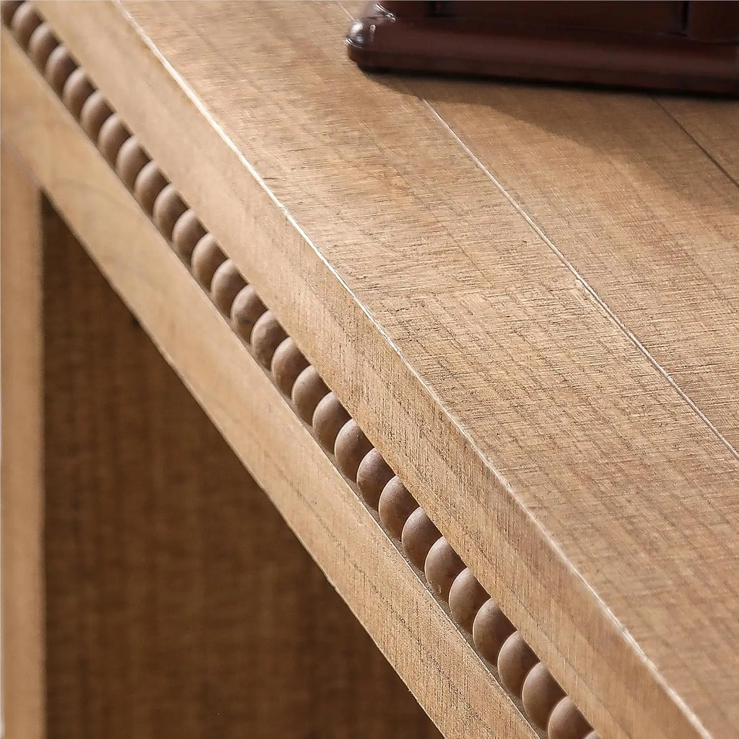 Long Console Sofa Table with Wood Beads Decoration for Entryway Living Room, Customized