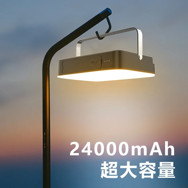 24000 mAh Campingleuchte mit großer Kapazität, Typ-C-Aufladung, lange Akkulaufzeit, hängendes Outdoor-Multifunktionscamping