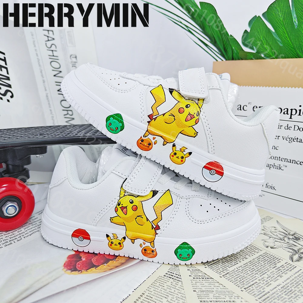 Детские кроссовки Пикачу Чармандер для девочек и мальчиков, повседневная детская обувь для бега, модная спортивная обувь для девочек 7 и 18 лет, подарок Детские кроссовки Пикачу Чармандер для девочек и мальчиков, повседневная детская обувь для бега, модная спортивная обувь для девочек 7 и 18 лет, подарок