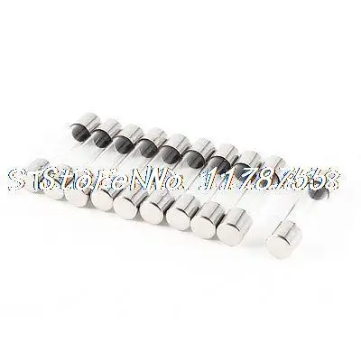 10pcs Quick Fast Blow 6x30mm Glass Tube Fuses 250V 1Amp