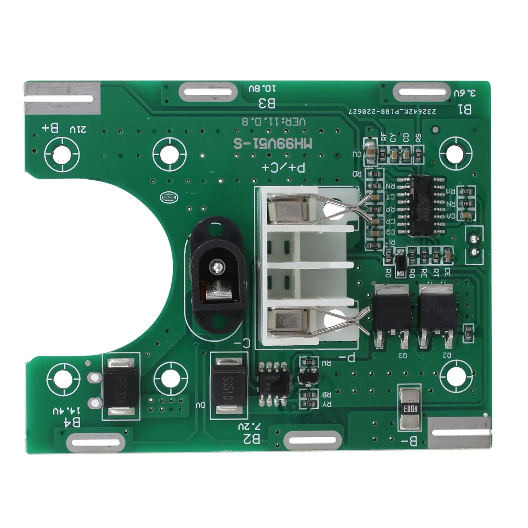 

AB08 2 Pcs XL-MH99V5 2 Lithium Battery Protection Circuit Board 21V 5 Series Lithium Power Tools Battery Module