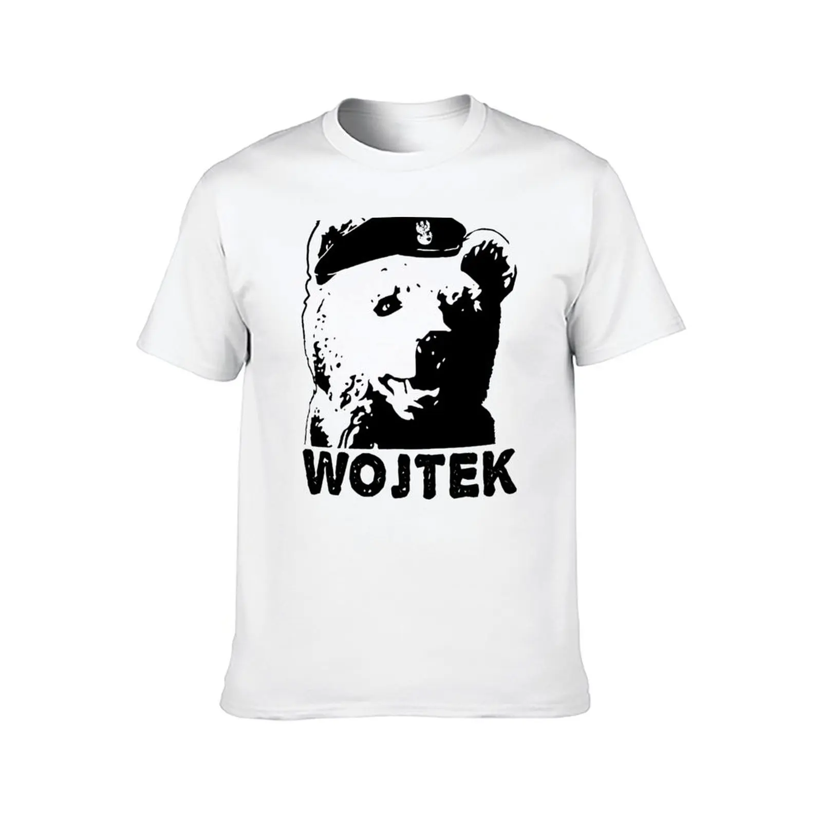 تي شيرت Wojtek the Bear Corporal Wojtek تي شيرت مطبوع شخصي تي شيرت للرجال تي شيرت
