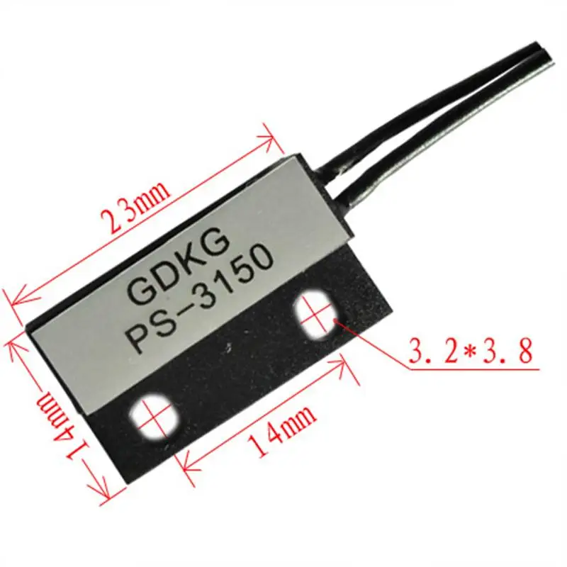 PS3150 Magnetic Reed Switch Sensor 1Pcs Normally Open Closed Door Window Contact for Home Security Alarm Installation