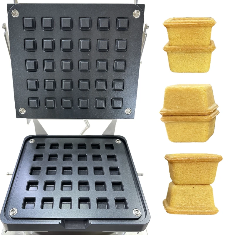 

Grouting cookie machine Flow heart cheese egg tart shell 30 holes Square cheese egg tart skin machine Double digital display