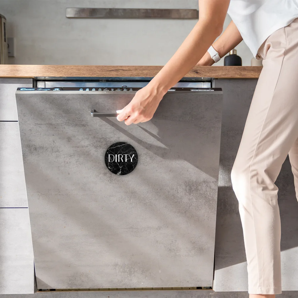 

Magnetic Doublesided Refrigerator and Dishwasher Stickers 2PCS with Anti Slip and Scratch Resistant Resin Material