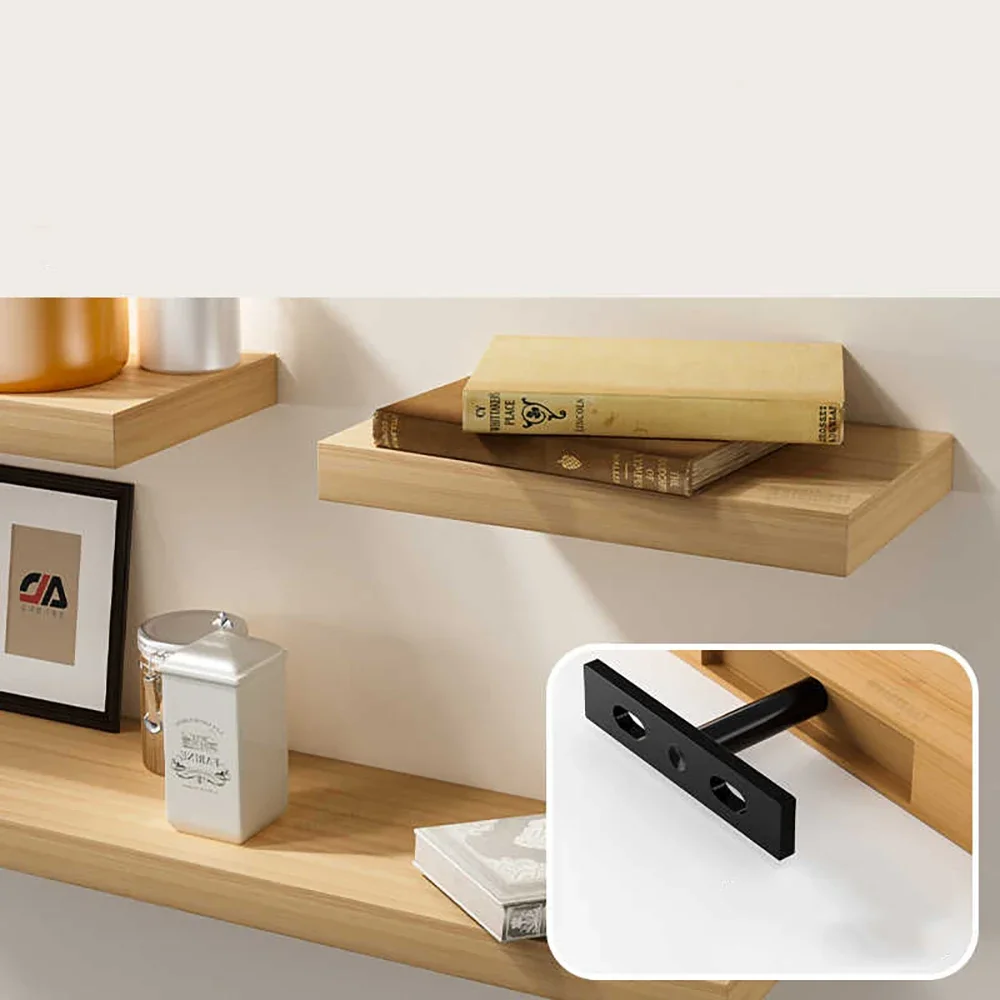 T-Shaped Stainless Steel Hidden Board Support Wall Invisible Partition Support Bookshelf Background Wall Storage Rack