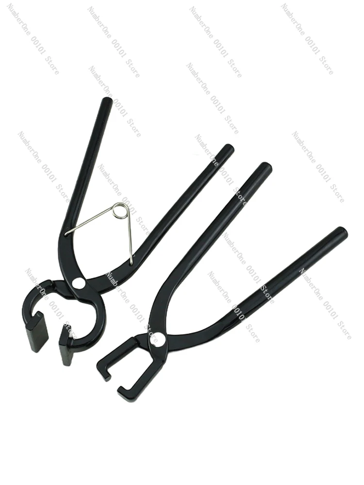 Zipper Installation Pliers Leather Craft Flat Nose Pliers DIY Bag Making Tool Frame Clip Pliers Leatherworking Tool Set