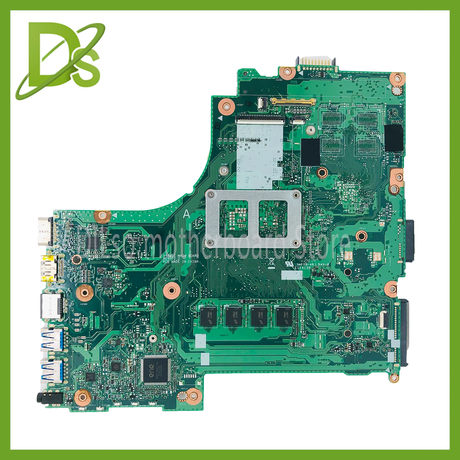 KEFU X450LA Notebook Mainboard For ASUS X450LC X450L X450LB Laptop Motherboard I7-4500U I5-4200U I3-4010U RAM-4GB UMA EDP /LVDS