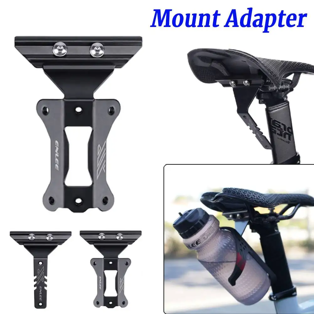 

1/2Pcs Aluminum Alloy Bike Bottle Cage Saddle Mount Adapter Bicycle Water Cup Holder Saddle Mount Rack for Cycling E2511 E2522