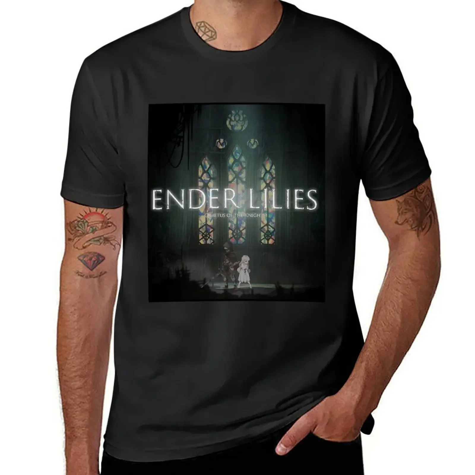 

ENDER LILIES QUIETUS OF THE KNIGHTS T-Shirt cheap stuff vintage clothes men tshirt