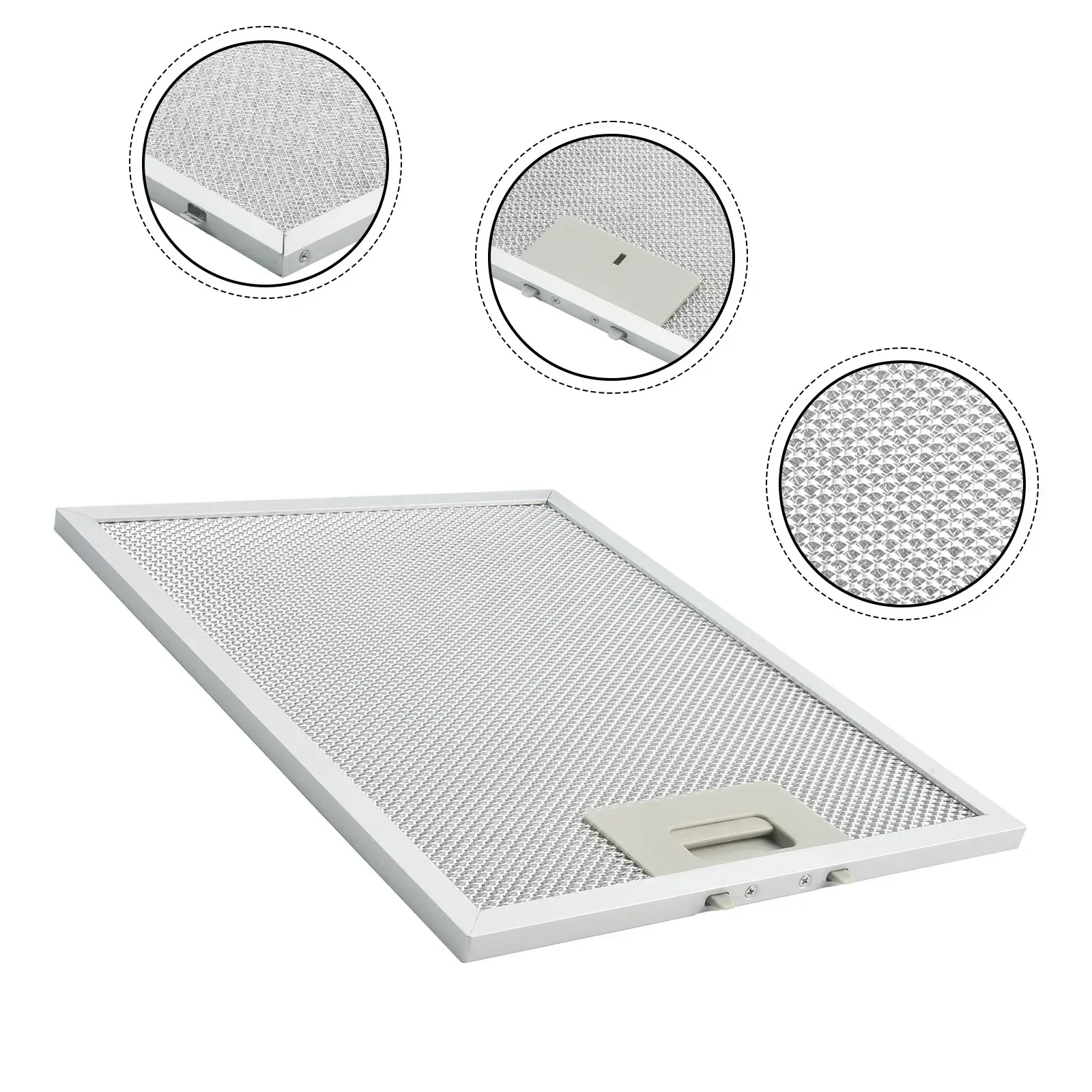 

Practical To Use Brand New Excellent Service Life Hood Filter 300 X 240 X 9mm Silver Stainless Steel Replacement