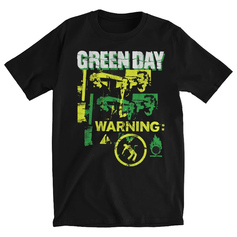2026 Art Green Day Rock Band T-Shirt Cotton Graphic Tee Men Women Summer Streetwear