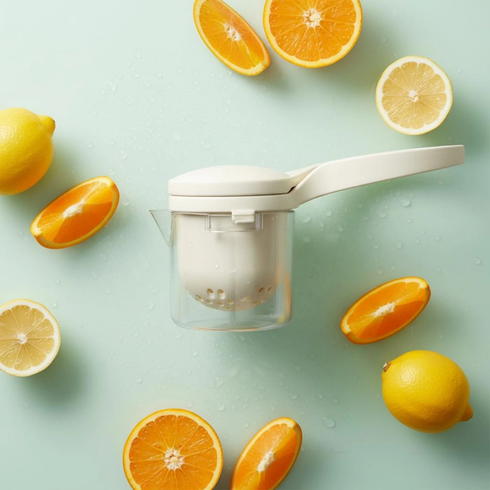 Manual Spiral Juicer Drainage Holes Screw Press Juicer Citrus Hand Press Conical Chamber Manual Citrus Juice Extractor Compact