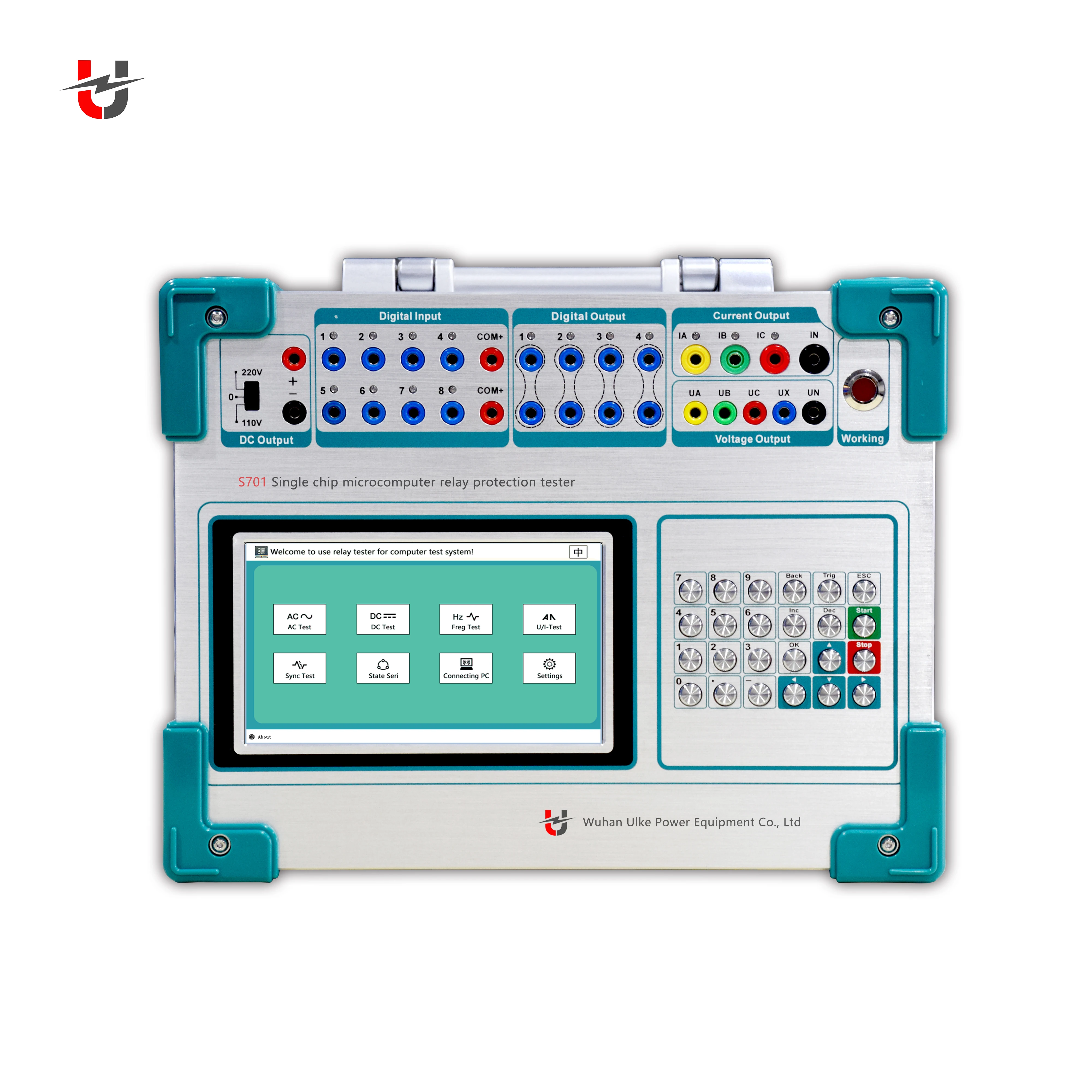 ULKE-S701 AC/DC Test Equipment Automatic 3 Three Phases Micro Computer Relay Protection Tester Secondary Current  Test