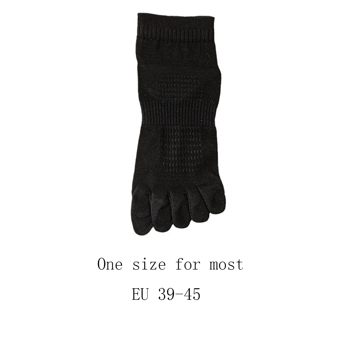 1 Pair Five Fingers Socks Men's Cotton Mesh Summer Toe Socks Sports Anti-slip Low Cut Ankle Socks with With Separate Fingers