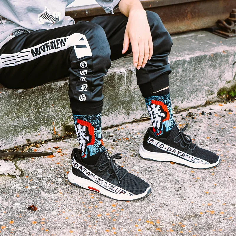 Men Sports Style Street Skateboards Crew Cactus Jack Hip Hop Harajuku Basketball Socks Women