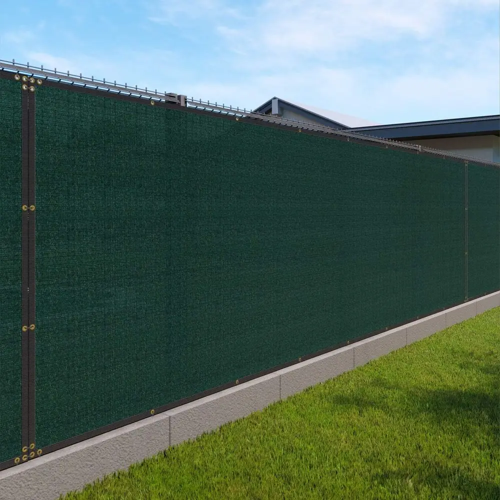 

Прочная сетчатая тканевая сетка для уединения 10' x 50' для патио, сада, заднего двора, навеса для автомобиля и ограждения бассейна, зеленого цвета