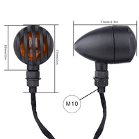 Universal Motorcycle Turn Signal Light Bulb Bullet LED Modification, Suitable for Yamaha Sports car Caf é Racing